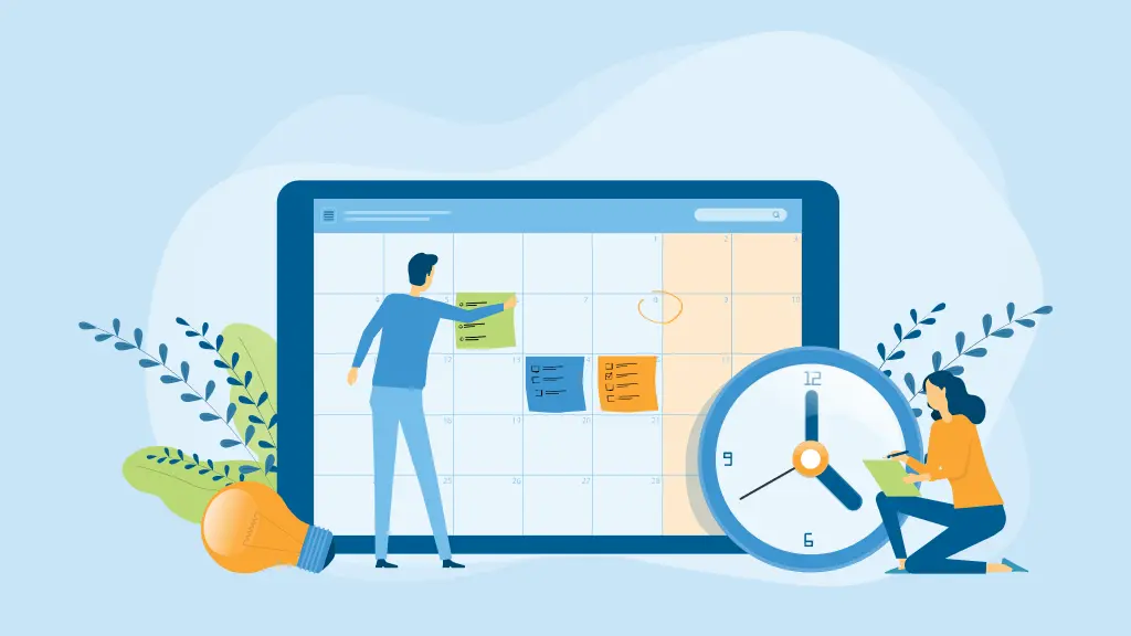 Ilustração de um calendário destacando datas importantes do Calendário do Varejo 2025.